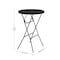 Flash Furniture Elon Commercial Grade 2.6-Foot Round Black Indoor/Outdoor Plastic Bar Height Folding Table DAD-YCZ-80R-2-BAR-BLK-GG - alternate 3